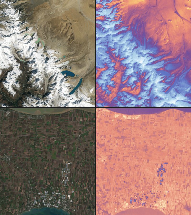 muestras de Landsat 9