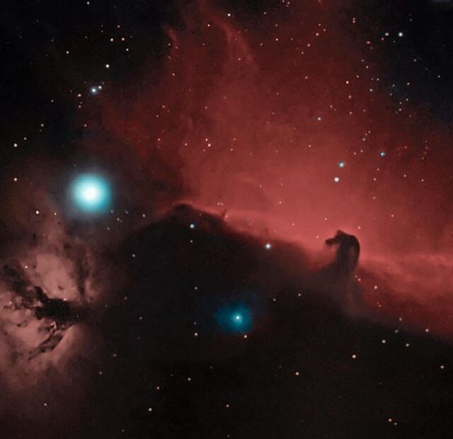 Nebulosas de Cabeza de Cabello y de la Llama