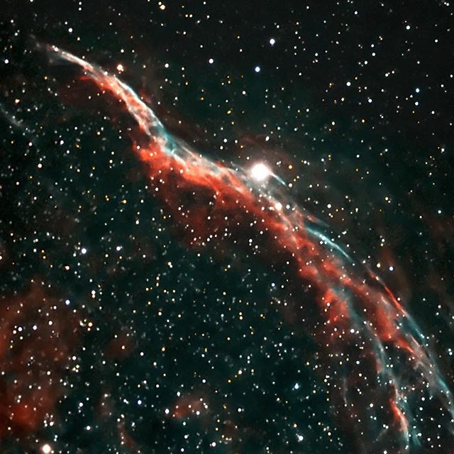 Nebulosa del Velo (zona oeste)Foto: Fritz Pichardo C.