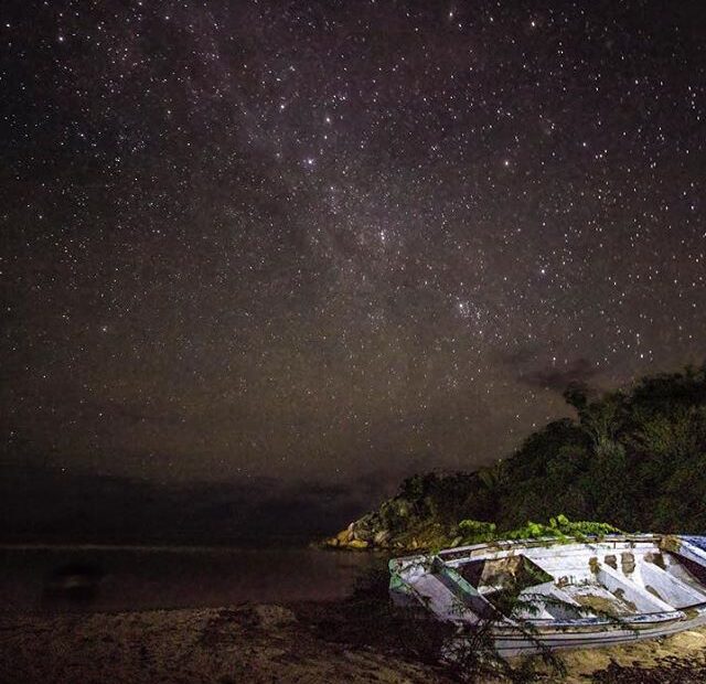 Milky Way Via Lactea From Buen Hombre Beach In Montecristi