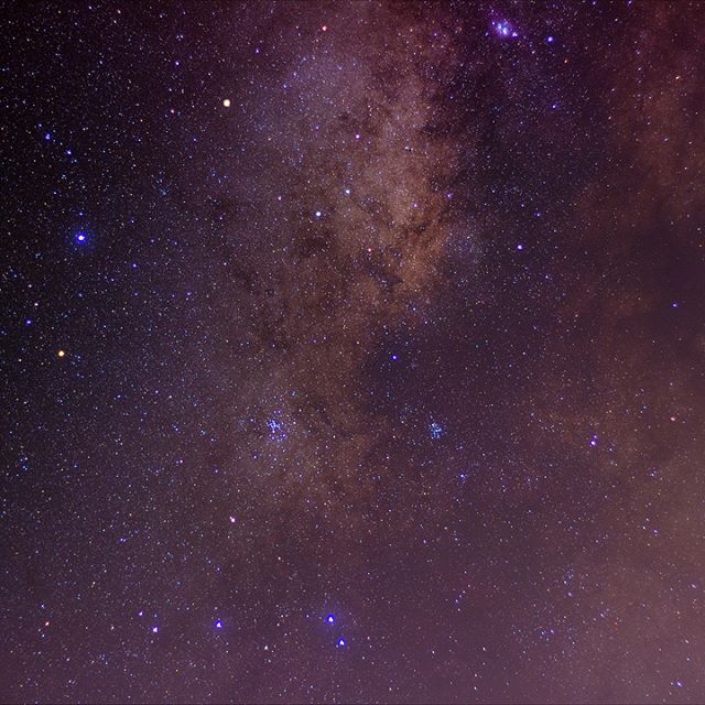 Vía Láctea entre las constelaciones de Sagitario y la de Escorpión.